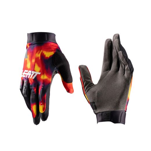 🧤🔥❤️ Guantes MTB Leatt 1.0 GripR – Rojo Heatmap