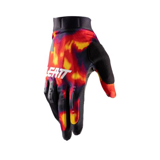 🧤🔥❤️ Guantes MTB Leatt 1.0 GripR – Rojo Heatmap