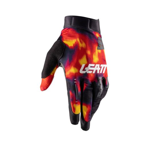 🧤🔥❤️ Guantes MTB Leatt 1.0 GripR – Rojo Heatmap