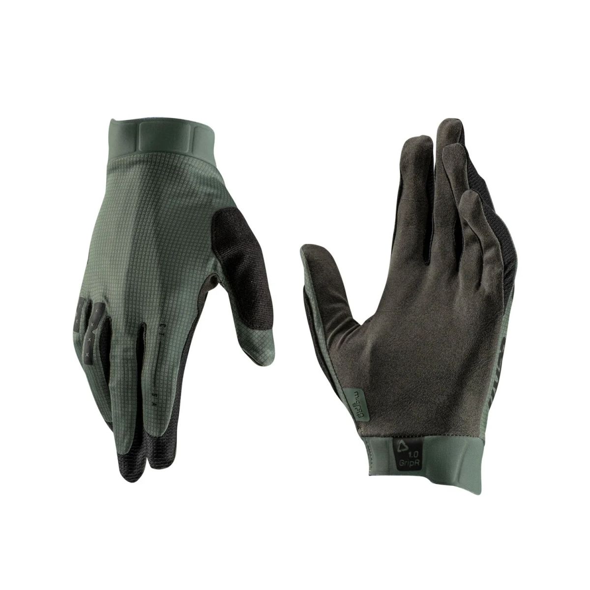 🧤🌿✨ Guantes MTB Leatt 1.0 GripR – Verde Mist L