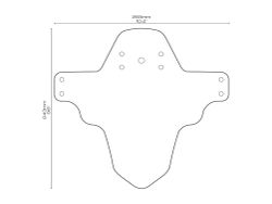 🚵‍♂️ Guardabarros AMS – Sakura  🌸 Protección elegante con un toque de estilo japonés