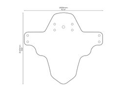 🚵‍♂️ Guardabarros AMS X Red Bull Rampage Ridgeline – Marrón  🔥 La protección definitiva para tus aventuras de Freeride