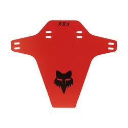 🚴‍♂️ Guardabarros FOX MTB Rojo  🛡️ Protección antibarro para bicicleta de montaña