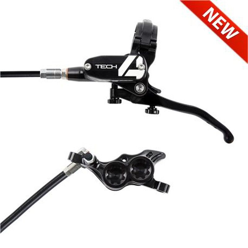 🚴‍♂️🖤 Freno Hope Tech 4 E4 Trasero Negro – Potencia y Control Profesional