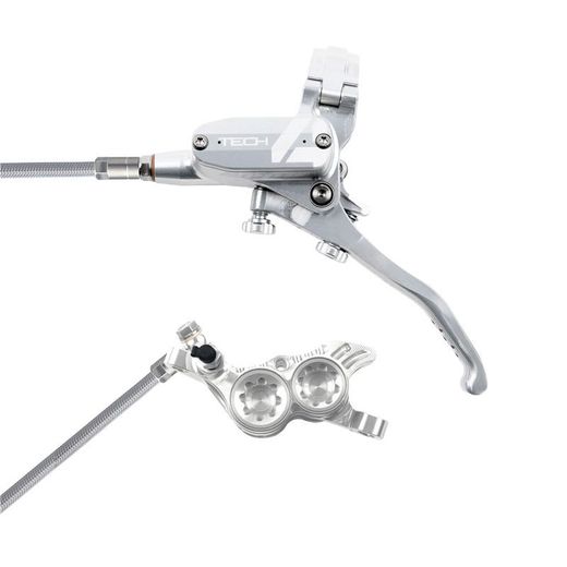 🚵‍♂️ Freno Hope Tech 4 V4 Delantero Plata/Plata – Potencia y Control Premium Compatible E-Bike 🔥🛑