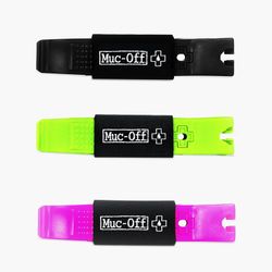 Display 24 Desmontables Muc-Off 🚴‍♂️🔧 | 8 Negras ⚫ 8 Verdes 💚 8 Rosas 💗 | Herramienta Ligera y Resistente para Ciclistas 🚴‍♀️✨