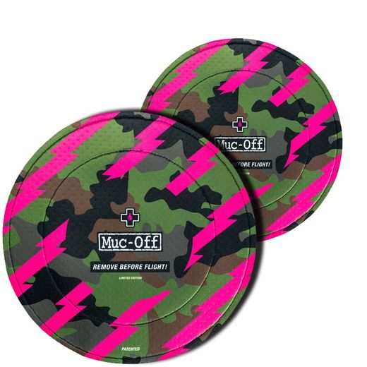 Juego de Fundas Muc-Off Camo para Disco de Freno (2 Unidades) 🛡️🚴‍♂️ | Protección Total y Estilo Único