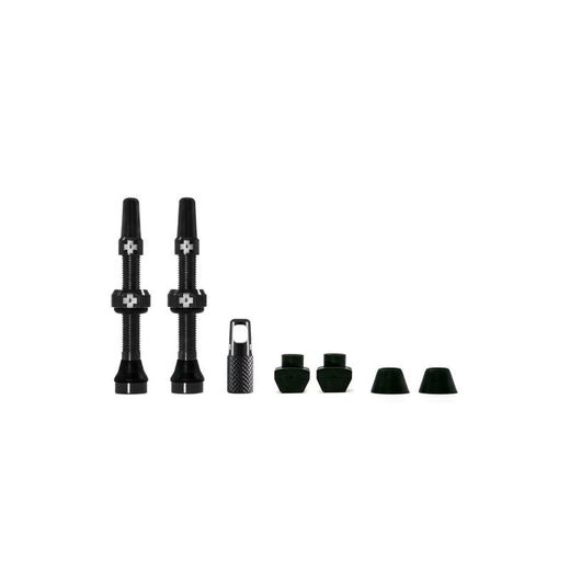 Juego De Valvulas Muc-Off Aluminio Tubeless 44 Mm Negro