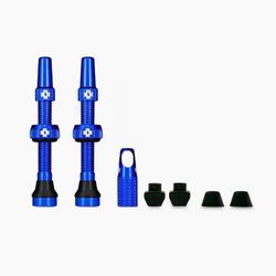 Juego De Valvulas Muc-Off Aluminio Tubeless 60 Mm Azul