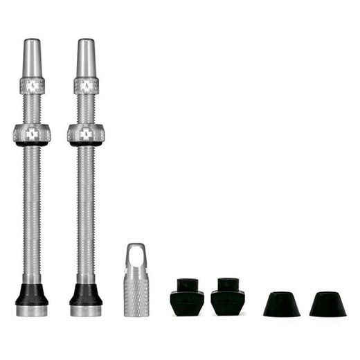 Juego Valvulas Muc-Off Aluminio Tubeless 60 Mm Plata