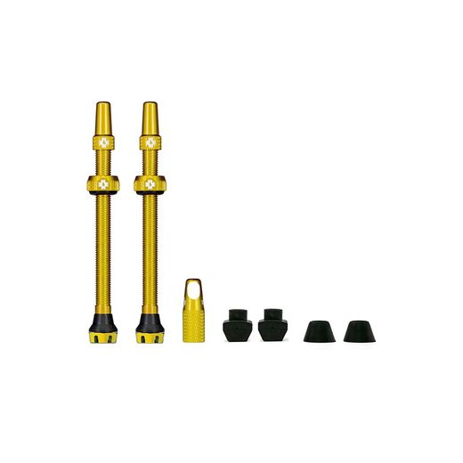 Juego Valvulas Muc-Off V2 Tubeless 80 Mm Oro