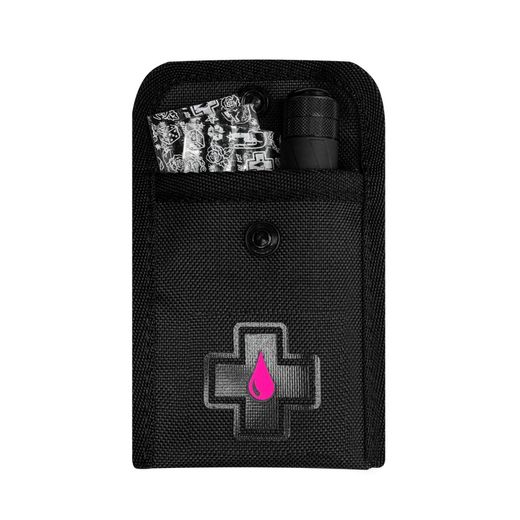 KIT CAPSULA MECHAS REPARACION TUBELESS MUC-OFF ALUMINIO NEGRO (TUBELESS REPAIR CAPSULE)
