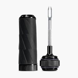 KIT CAPSULA MECHAS REPARACION TUBELESS MUC-OFF ALUMINIO NEGRO (TUBELESS REPAIR CAPSULE)