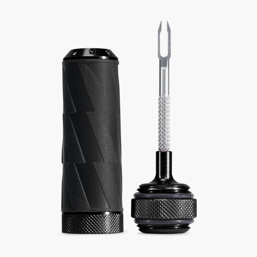 KIT CAPSULA MECHAS REPARACION TUBELESS MUC-OFF ALUMINIO NEGRO (TUBELESS REPAIR CAPSULE)