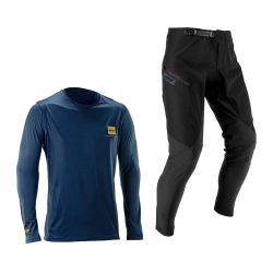 🌌🚵‍♂️ Kit Leatt MTB Gravity 1.0 Azul Galaxy – Rendimiento y estilo de otro planeta 💫🔥