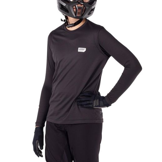 🚵‍♂️🖤 Kit Leatt MTB 1.0 Mini Negro – Protección Completa para los Más Jóvenes Ciclistas de Montaña