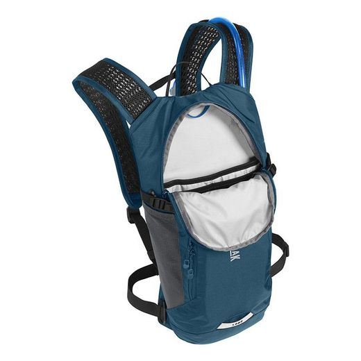 Mochila Bici Hidratación Camelbak  Lobo 9 3l Azul Negro