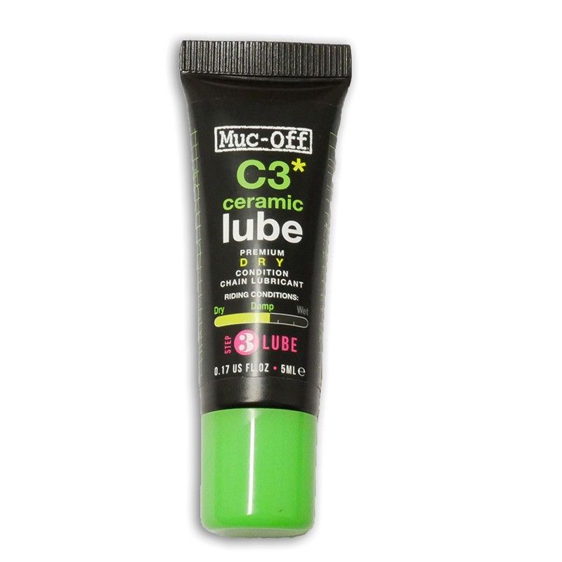 Lubricante Cadena MucOff Lube&Go Dry C3 5ml (80 Unidades) — EbikeOn