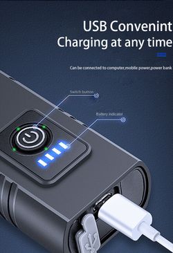 🚴‍♂️💡 Luz de Ciclismo RIDERS XP-4.8 MINI  – 1000 Lúmenes 🔥 | Compacta, Potente y Recargable USB 🔋