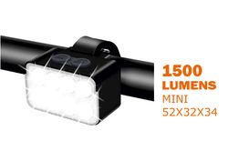 🚴‍♂️💡 Luz de Ciclismo RIDERS XP-5.8  – 1500 Lúmenes 🔦 | Alta potencia, USB recargable y soporte incluido 🔧 | Ideal para MTB y ruta 🌙