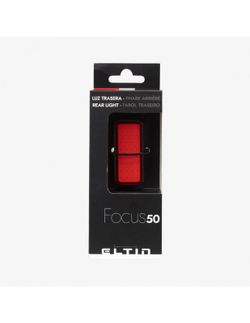 🚴‍♂️🔴 Luz Trasera Eitin Focus para Bicicleta  – 50 Lúmenes 💡 | Alta Visibilidad y Seguridad en Cada Ruta 🌙