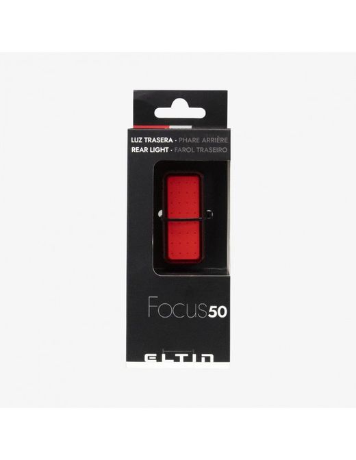 🚴‍♂️🔴 Luz Trasera Eitin Focus para Bicicleta  – 50 Lúmenes 💡 | Alta Visibilidad y Seguridad en Cada Ruta 🌙