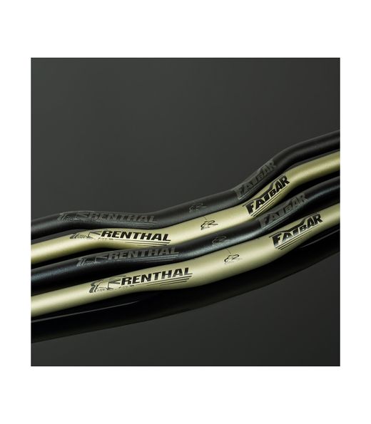 🚵‍♂️ MANILLAR RENTHAL FATBAR V3 DORADO (800x40 mm) – Máximo Control y Ergonomía Premium ✨🏆