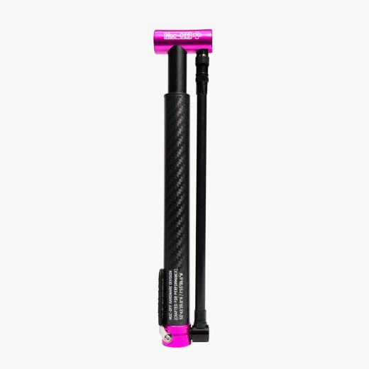 🛞🚴‍♂️ Mini Hinchador Muc-Off AirMach Presta/Standard | Bomba de Mano Ultraligera de Carbono para Ciclismo MTB y Ruta 🔥💨✨