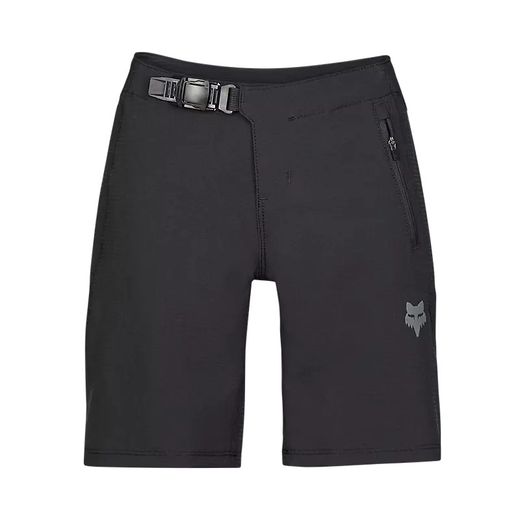 👖⚫ Pantalón Corto Fox Defend Juvenil – Resistencia y Comodidad 🚴‍♂️🔥