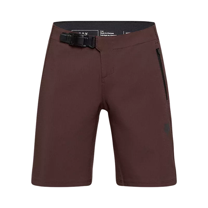 👦🚵‍♂️🔥 Pantalón Corto Fox Defend Juvenil | Resistencia y Comodidad para los Más Jóvenes 🖤✨ Color Marrón cacao 22