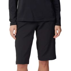 👖⚫ Pantalón Corto Fox Defend Mujer – Rendimiento y Resistencia en MTB 🚴‍♀️🔥