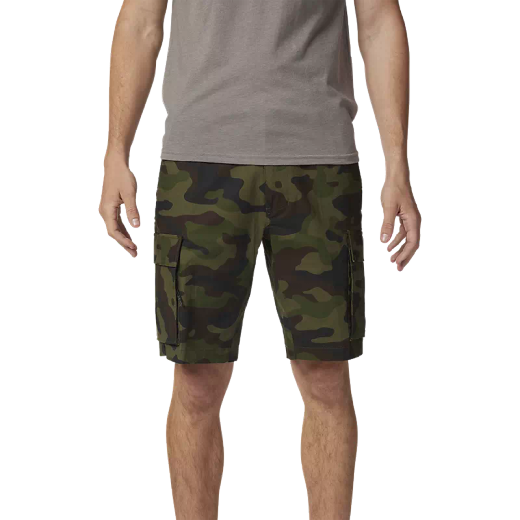 Pantalón corto Fox Slambozo Camo 🦊 | Estilo militar y comodidad para el día a día