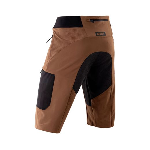 🚵‍♀️🌿 Pantalón Corto Leatt MTB Gravity 4.0 Mujer Marrón Loam – Rendimiento, comodidad y estilo sin límites 💪✨