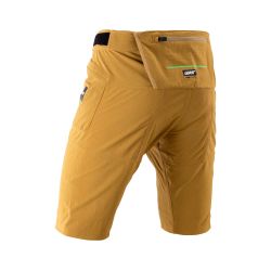 🤎🚵‍♂️ Pantalón Corto Leatt MTB Trail 6.0 Cargo Marrón Brass | Máxima comodidad y funcionalidad en tus rutas 🌄