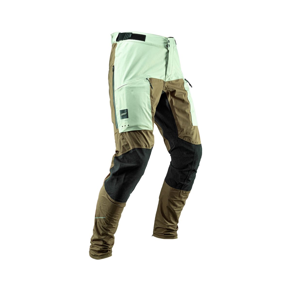 🤎🚵‍♂️ Pantalón Leatt MTB HydraDri 5.0 Marrón Loam – Protección total para los terrenos más duros 🌧️💨 L