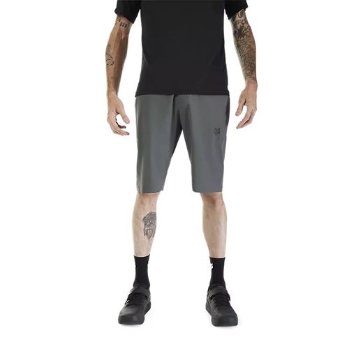 🚵‍♂️🦊 Pantalones Cortos Fox Ranger 🔥– Comodidad y Rendimiento para el MTB Gris