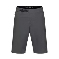 🚵‍♂️🦊 Pantalones Cortos Fox Ranger con Forro 🌿✨  Comodidad y Rendimiento para MTB Gris Sombra Oscuro