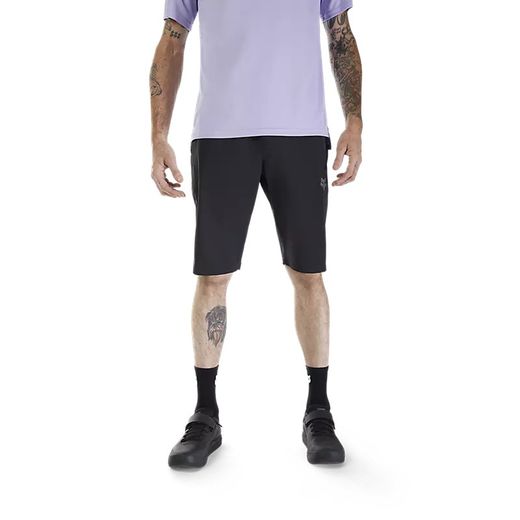 🚵‍♂️🦊 Pantalones Cortos Fox Ranger con badana 🌿✨ Comodidad y Rendimiento para MTB Negros