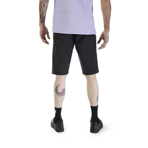 🚵‍♂️🦊 Pantalones Cortos Fox Ranger con badana 🌿✨ Comodidad y Rendimiento para MTB Negros