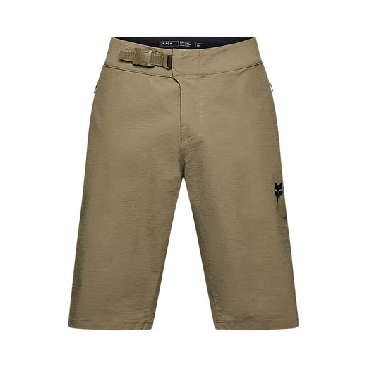 Pantalones Cortos Fox Ranger con Forro: Comodidad y Rendimiento para MTB Verde militar
