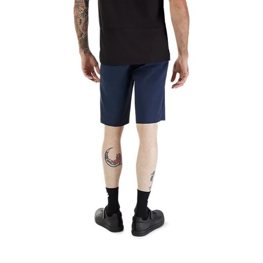 🦊✨ Pantalones Cortos Fox Ranger con Forro para Mujer 🌿🚵‍♀️ Comodidad y Rendimiento en MTB Color Azul medianoche