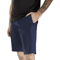 🦊✨ Pantalones Cortos Fox Ranger con Forro para Mujer 🌿🚵‍♀️ Comodidad y Rendimiento en MTB Color Azul medianoche