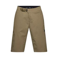 🦊✨ Pantalones Cortos Fox Ranger con Forro para Mujer 🌿🚵‍♀️ Comodidad y Rendimiento en MTB Color Verde militar