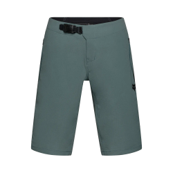 🦊✨ Pantalones Cortos Fox Ranger con Forro para Mujer 🌿🚵‍♀️ Comodidad y Rendimiento en MTB Color Verde militar