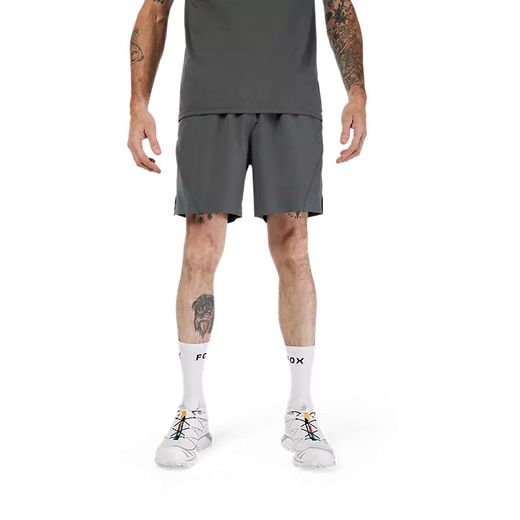 Pantalones Cortos Fox Sin Forro Core de 7" – Ligereza y Versatilidad para Cualquier Aventura 🏕️🚴Gris Sombra Oscuro