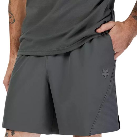 Pantalones Cortos Fox Sin Forro Core de 7" – Ligereza y Versatilidad para Cualquier Aventura 🏕️🚴Gris Sombra Oscuro