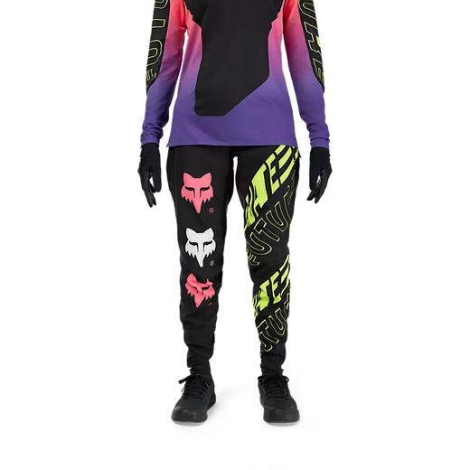 🦊✨ Pantalones Fox Flexair Elevated para Mujer 🚵‍♀️💨 – Rendimiento, Comodidad y Estilo para Ciclistas de MTB Negros