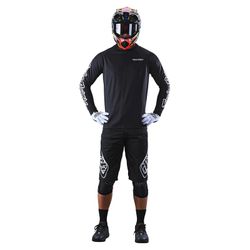 🖤🩳 Pantalones Troy Lee Sprint Short Negro | Comodidad y Rendimiento para MTB y Enduro 🚵‍♂️✨