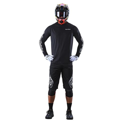 🖤🩳 Pantalones Troy Lee Sprint Short Negro | Comodidad y Rendimiento para MTB y Enduro 🚵‍♂️✨