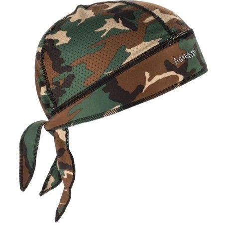 Pañuelo Deportivo HALO Protex Bandana - Camo Green | Antisudor, UPF 50+, Secado Rápido y Estilo Camuflaje